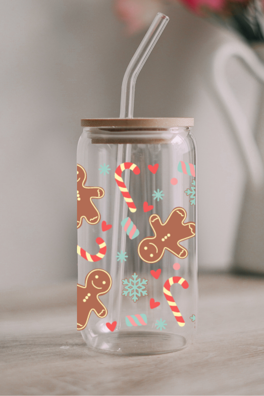 Candy & Cookies 16 oz Glass Can