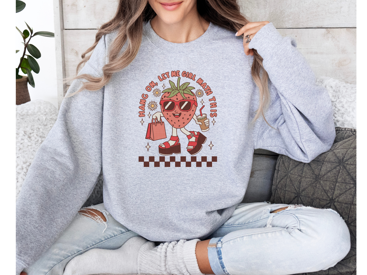 Girl Math Crewneck (Grey)