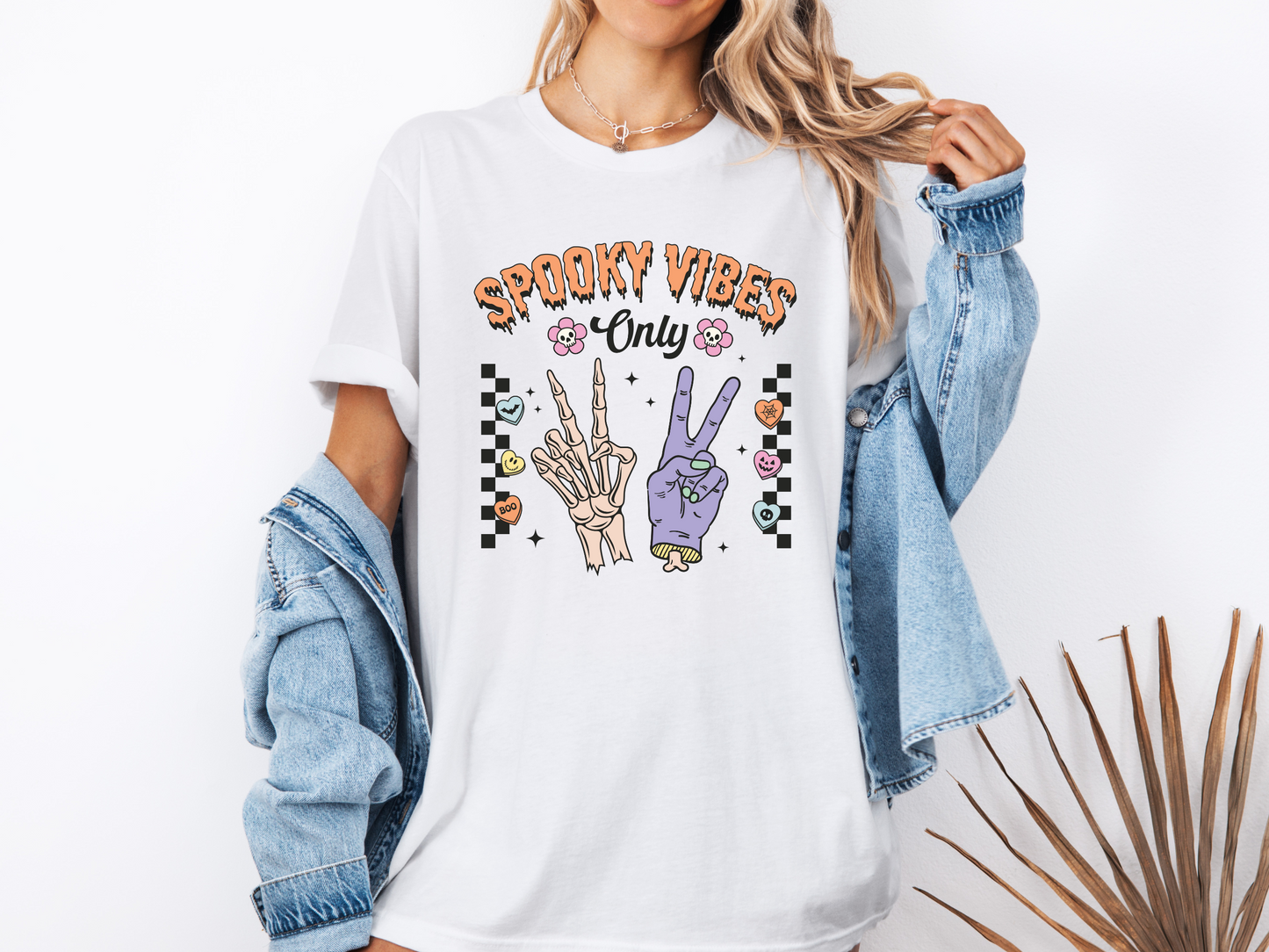 Spooky Vibes Only T-shirt (White)