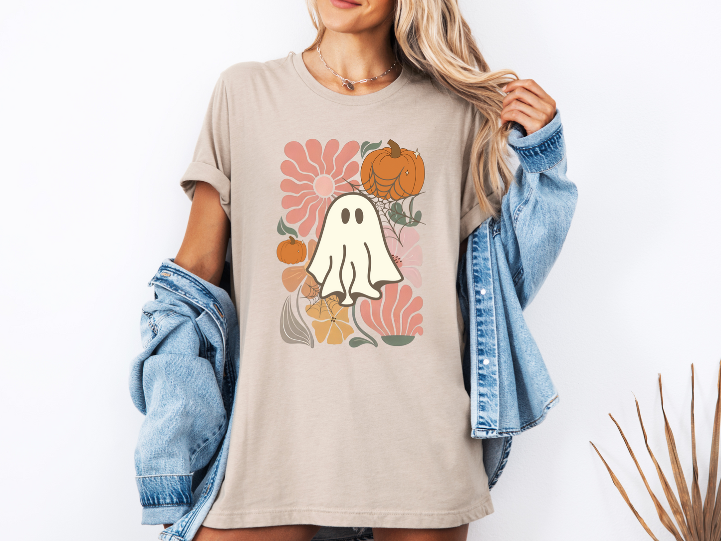 Boho Ghost T-shirt (Tan)