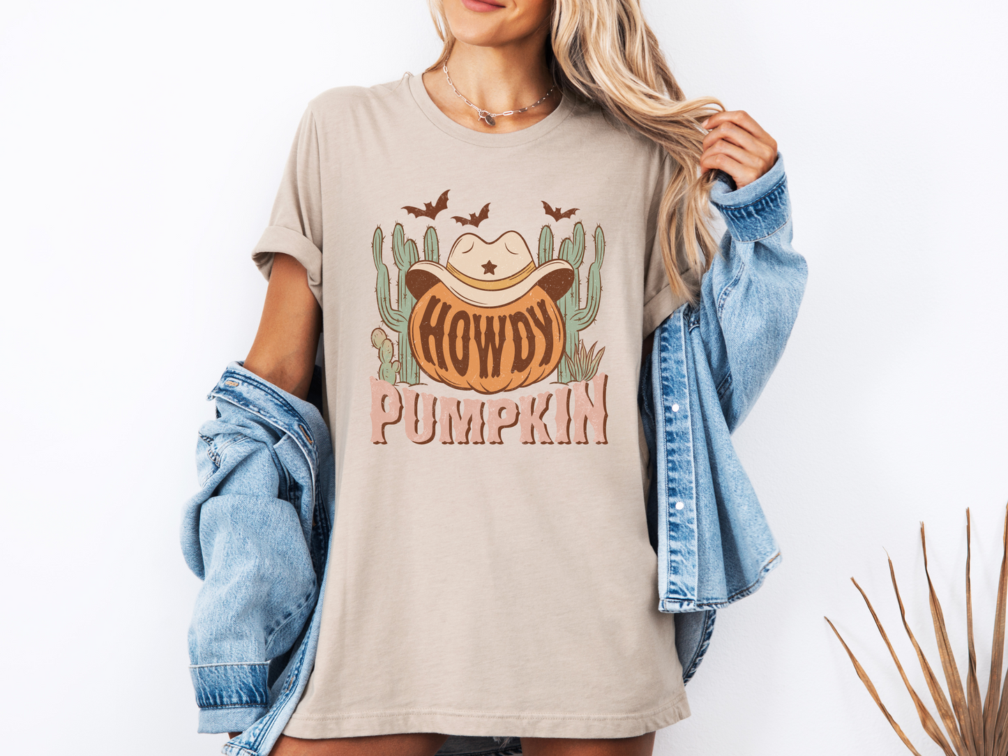 Howdy Pumpkin T-shirt (Tan)