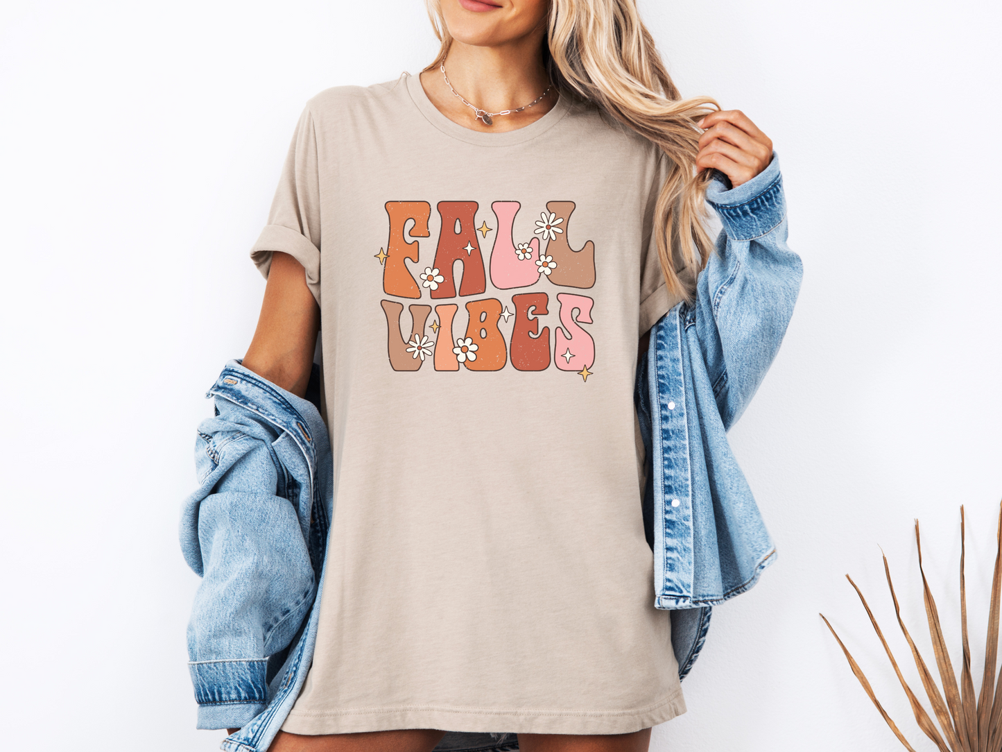 Fall Vibes T-Shirt (Tan)