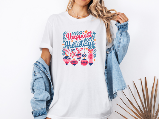 Happiest Holidays (White)